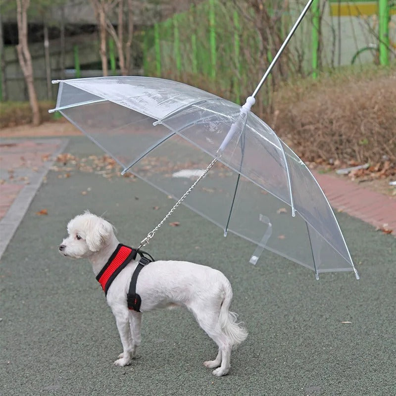 Pet Umbrella Leash Rainproof