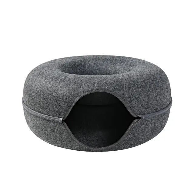 Felt Pet Cat Tunnel Bed