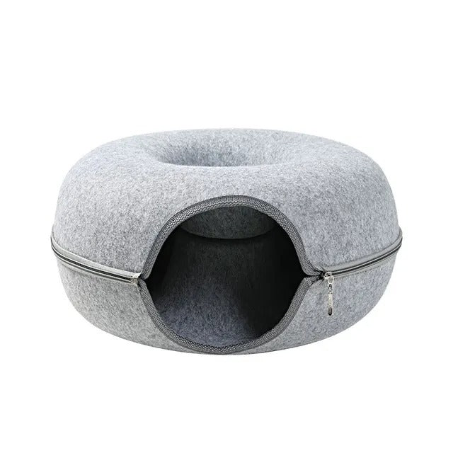 Felt Pet Cat Tunnel Bed