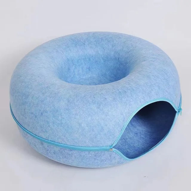 Felt Pet Cat Tunnel Bed