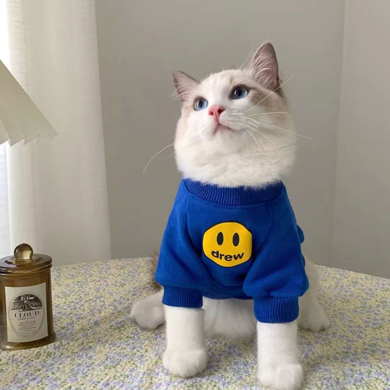 Cat Sweatshirt Smiling Face